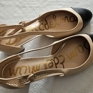 Sam Edelman Women's Tan and Black Heels